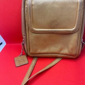 Chic Tan Leather cross body